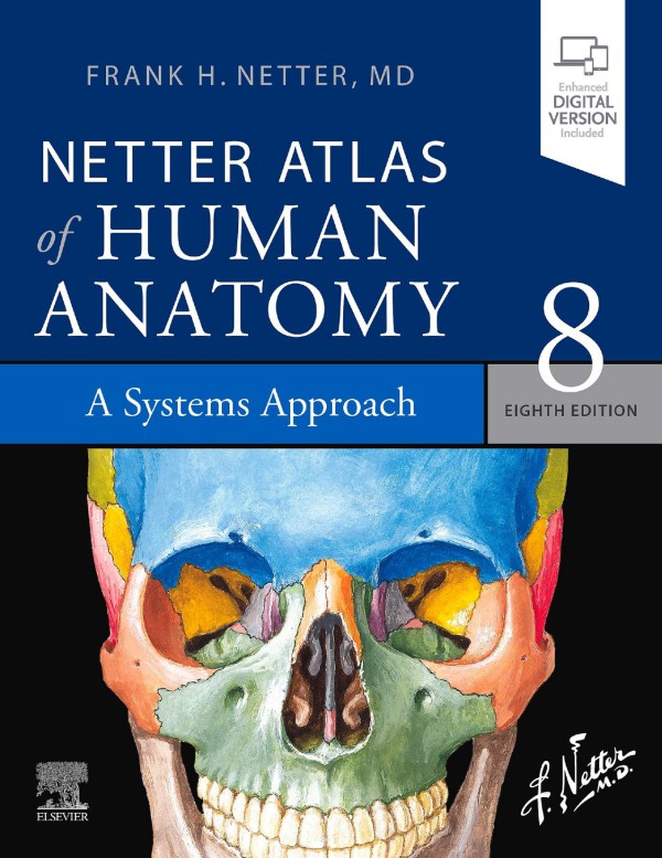 Cover of Netter Atlas of Human Anatomy,8th ed