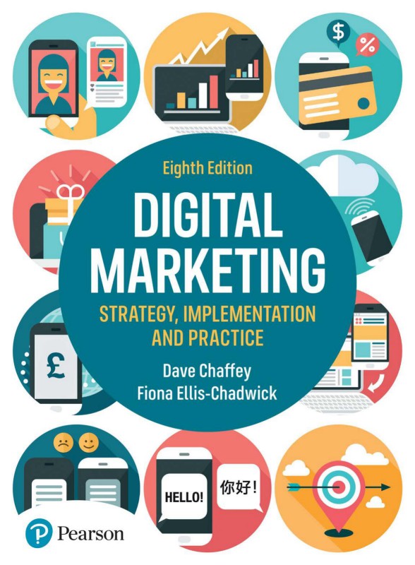 Cover of "Digital Marketing" 8th Edition