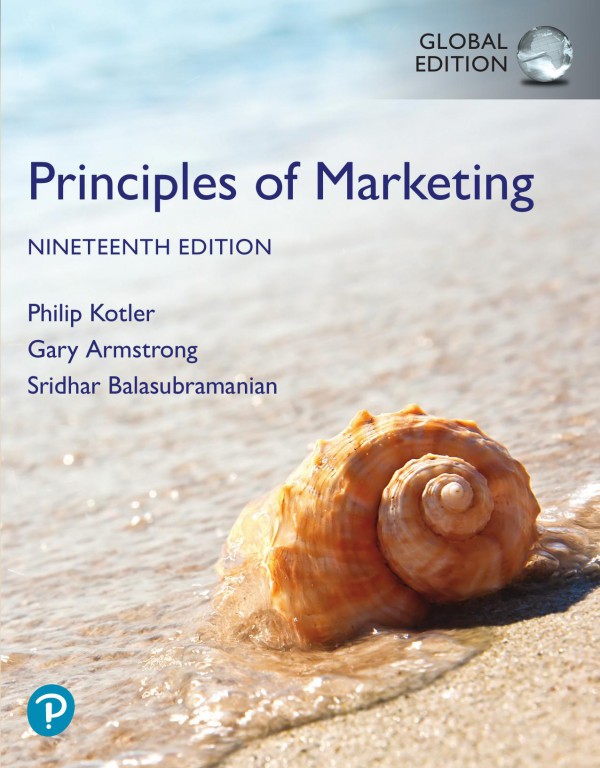 Cover of Principles of Marketing,19th ed Global Edition