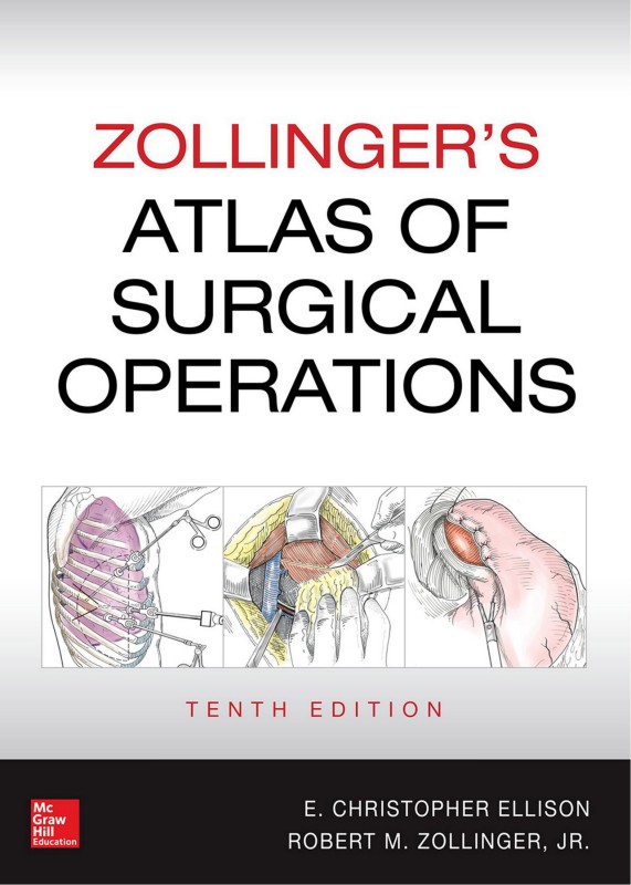 Cover of Zollinger's Atlas of Surgical Operations 10th ed