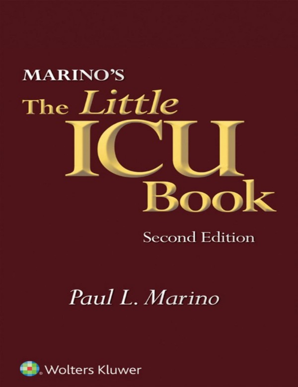 Cover of Marino’s The Little ICU Book, 2e