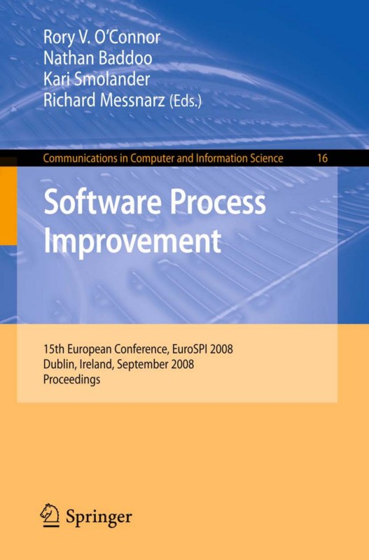 Cover of Software Process Improvement