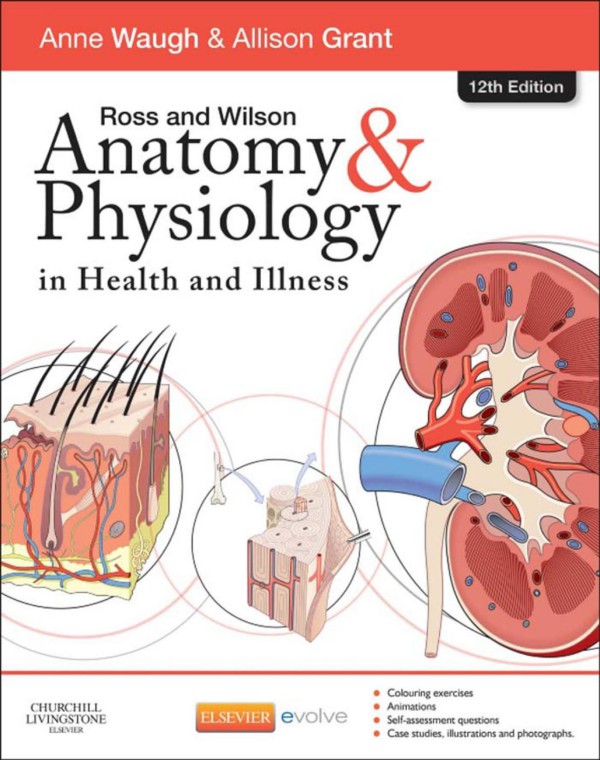 Cover of Ross & Wilson Anatomy and Physiology in Health and Illness,12th ed