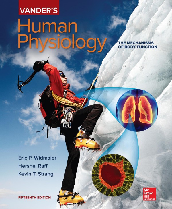 Cover of Vander's Human Physiology: The Mechanisms of Body Function,15th ed