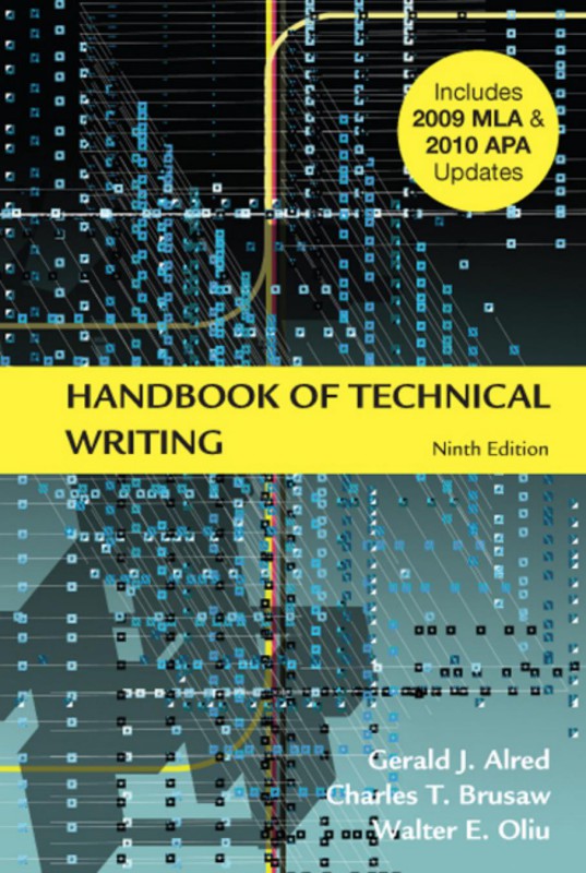 Cover of The Handbook of Technical Writing,9th ed